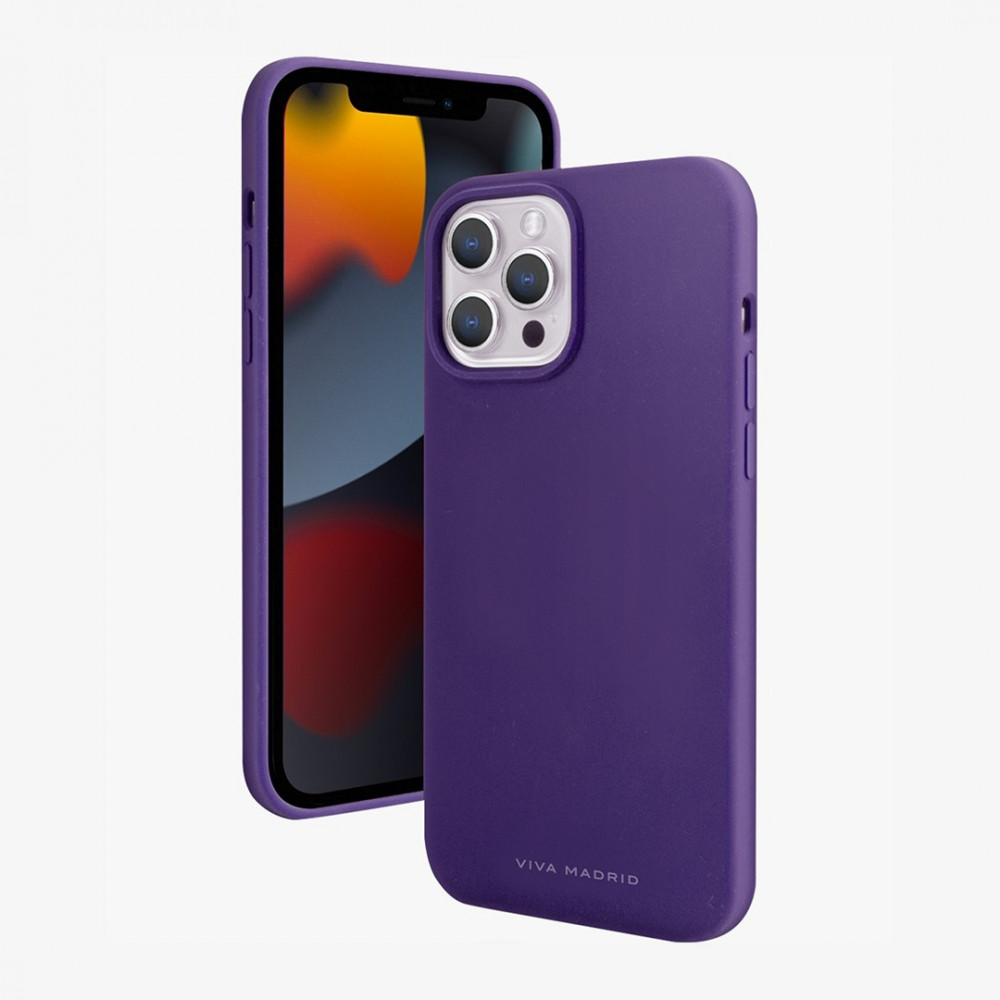 فيفا مدريد كفر حماية مع ماج سيف أيفون 13 برو ماكس - بنفسجي